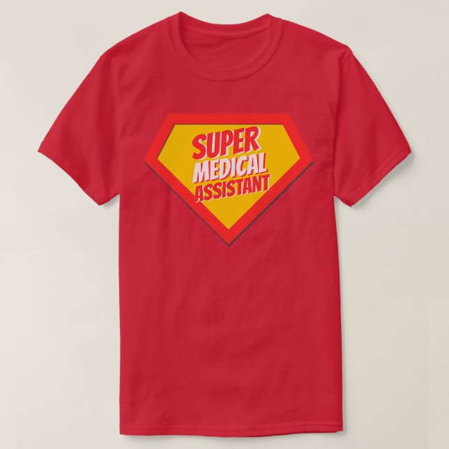 Camiseta Auxiliar de Medicina Regalos Superauxiliar Médico (Diseño del anverso)