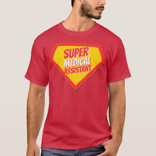 Camiseta Auxiliar de Medicina Regalos Superauxiliar Médico
