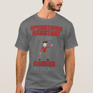 Camiseta Auxiliar de Operaciones de Danza Hombres Bailarina