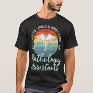 Camiseta Auxiliar de Patología del Símbolo Médico Retro 