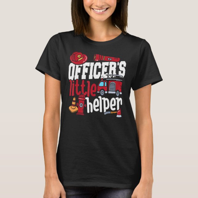 Camiseta Auxiliar de policía de bomberos (Anverso)