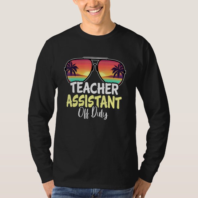 Camiseta Auxiliar De Profesores Del Servicio De Gafas De So (Anverso)