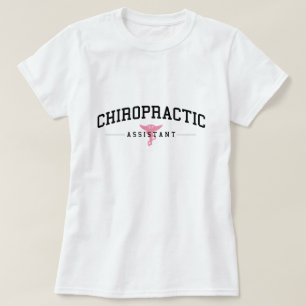 Camiseta auxiliar de quiropráctica colegiada