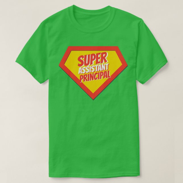Camiseta Auxiliar de Regalos Principales Superauxiliar Prin (Diseño del anverso)