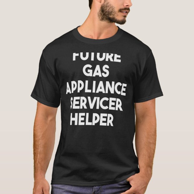 Camiseta Auxiliar de servicio de dispositivos de gas futuro (Anverso)