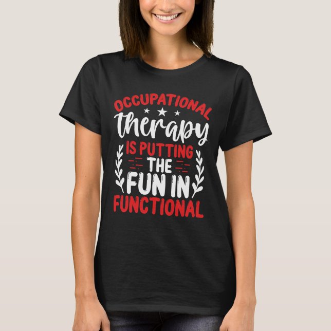 Camiseta Auxiliar de Terapia Ocupacional (Anverso)
