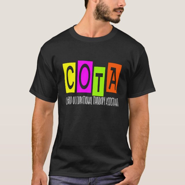 Camiseta Auxiliar De Terapia Ocupacional Certificado Por Co (Anverso)