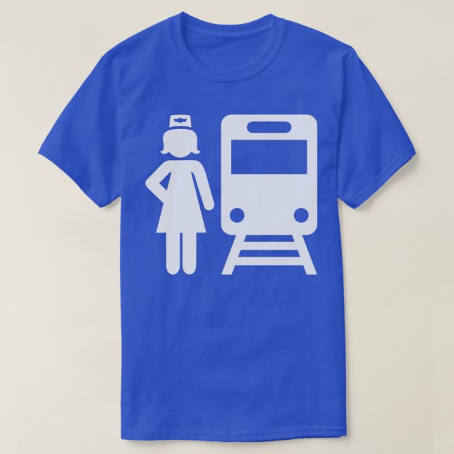 Camiseta Auxiliar de trenes 7 (Diseño del anverso)