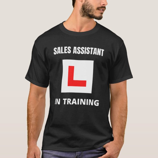 Camiseta Auxiliar de ventas en capacitación (Anverso)