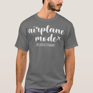 Camiseta auxiliar de vuelo en modo avión
