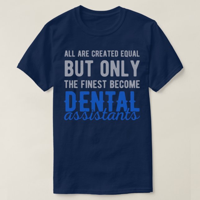Camiseta Auxiliar dental 23 (Diseño del anverso)