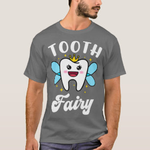 Camiseta Auxiliar dental de dentadura dental de hadas