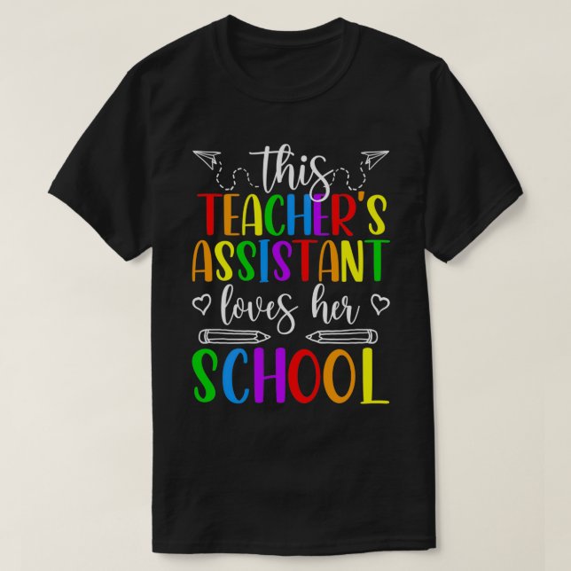 Camiseta Auxiliar docente Mejor Profesor Auxiliar (Diseño del anverso)