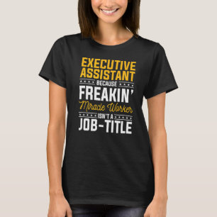 Camiseta Auxiliar ejecutivo debido a la multitarea Ley Ninj