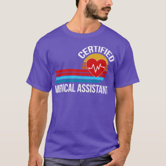 Camiseta Auxiliar médico certificado