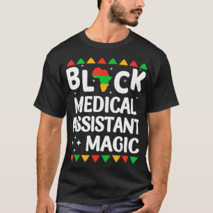 Camiseta Auxiliar médico de enfermeras negras historia má