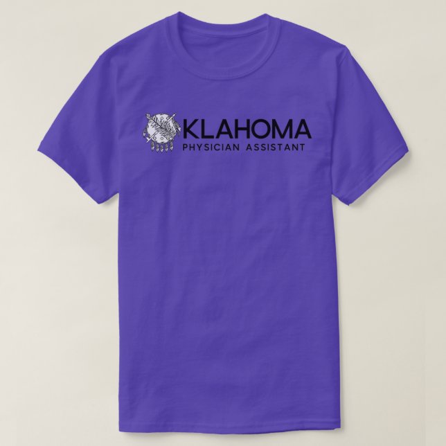 Camiseta Auxiliar médico de Oklahoma Horizontal (Diseño del anverso)