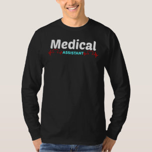 Camiseta Auxiliar Médico Electrocardiograma Ecg O Ekg Hea