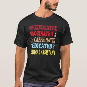Camiseta Auxiliar Médico Enfermeras Vacunadas Registradas