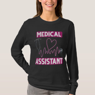 Camiseta Auxiliar médico Enfermero de Stethoscope