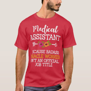Camiseta Auxiliar médico Funcionario clínico profesional