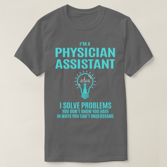 Camiseta Auxiliar Médico I Resolver Problemas Regalo Tema 1 (Diseño del anverso)