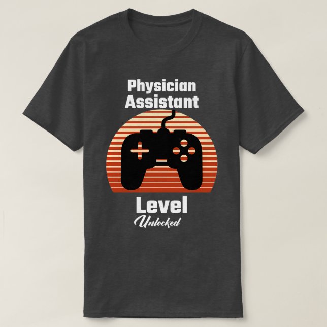 Camiseta Auxiliar Médico Nivel Desbloqueado Regalo 3 (Diseño del anverso)