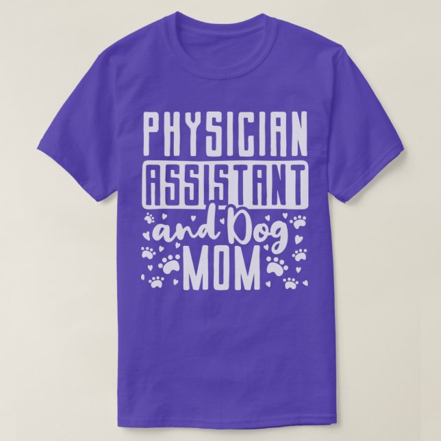 Camiseta Auxiliar médico PA Perro Mamá 1 (Diseño del anverso)
