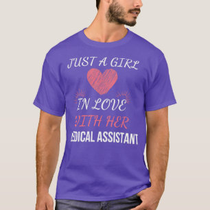 Camiseta Auxiliar Médico Regalos Esposa Novia Amo Mi