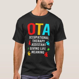 Camiseta Auxiliar Ota de Terapia Ocupacional que da Mea de 