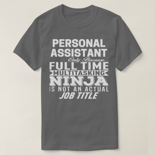 Camiseta Auxiliar personal 1 (Diseño del anverso)