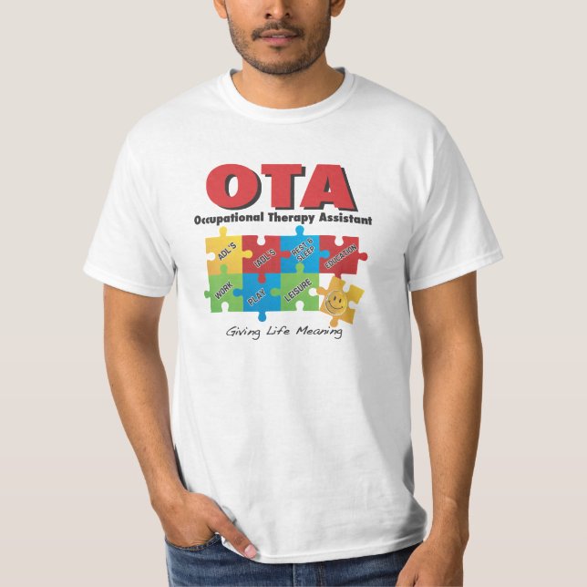 Camiseta auxiliar S de la terapia profesional de S (Anverso)