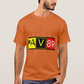 Camiseta AV8R Aviator Señal de vía de aeropuerto de aviació