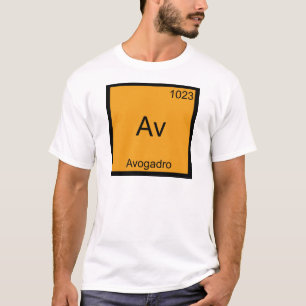Camiseta Av - Avogadro Funny Element Chemistry Symbol Tee