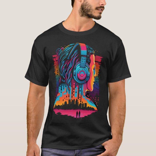 Camiseta AV Technician Headphones Audio Visual Tech Sound E (Anverso)