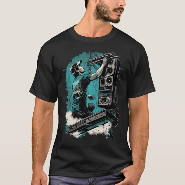 Camiseta AV Technician Loudaltavoz Montaje Audio Visuale (Anverso)