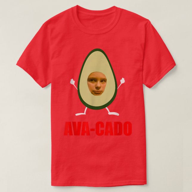 Camiseta Ava Aguacate (Diseño del anverso)