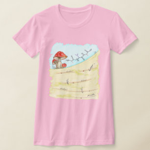 Camiseta Ava escrito por aminoácidos, mujer slim Tee