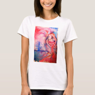 Camiseta AVALON Magia Y Misterio, Fantasía Azul Rosa