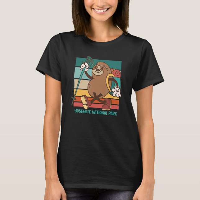 Camiseta Avance de Camping en el Parque Nacional Yosemite (Anverso)