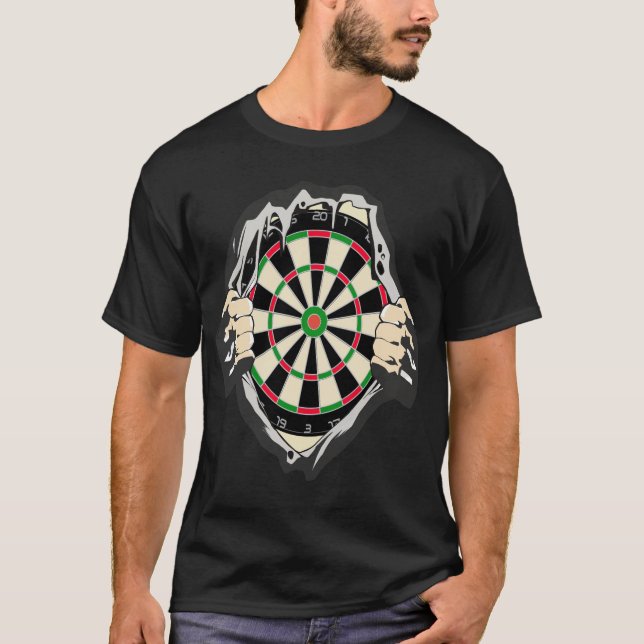 Camiseta Avance hacia el Bullseye - Ultimate Dartboard (Anverso)