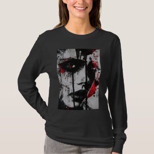 Camiseta Avant-Garde Abstract Portrait Grunge Art Design