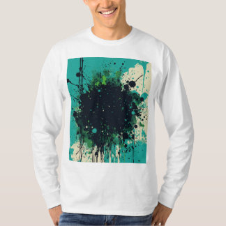 Camiseta Avant-Garde Splatter: Diseñador Futurista de gama 