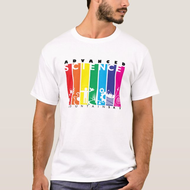 Camiseta avanzada de la clase de la ciencia del (Anverso)