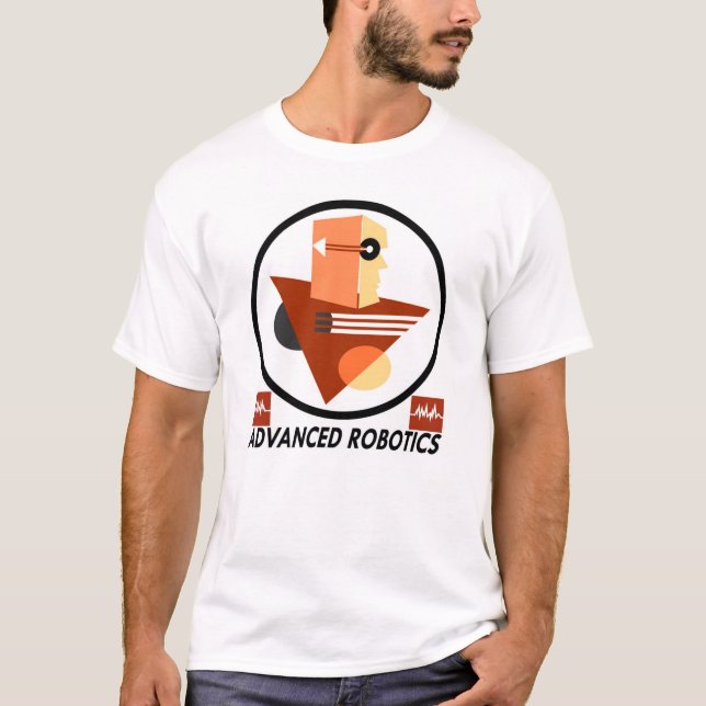 Camiseta avanzada de la robótica (Anverso)