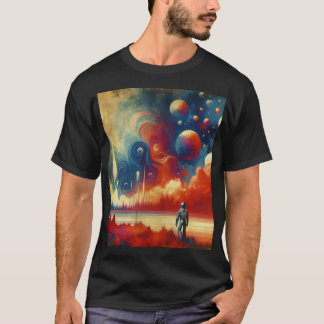 Camiseta Avanzar a través del paisaje soñado