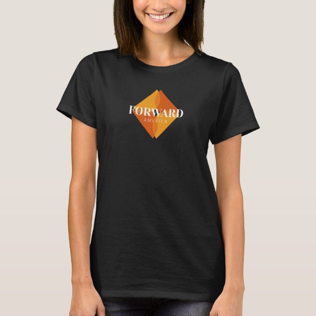 Camiseta Avanzar Estados Unidos Fiesta político no demócrat (Anverso)