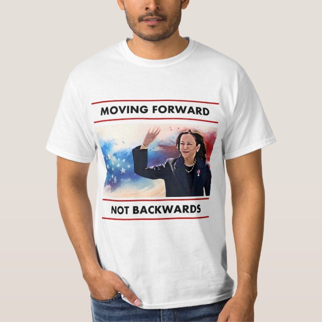 Camiseta AVANZAR, NO HACIA ATRÁS - Colores Delta/Kappa (Anverso)