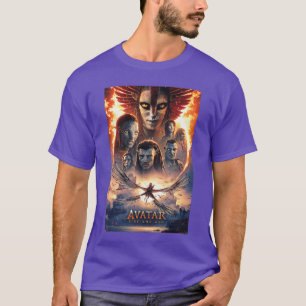Camiseta Avatar Fuego y Ceniza Póster Oficial de la Películ