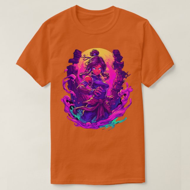Camiseta avatar korra (Diseño del anverso)